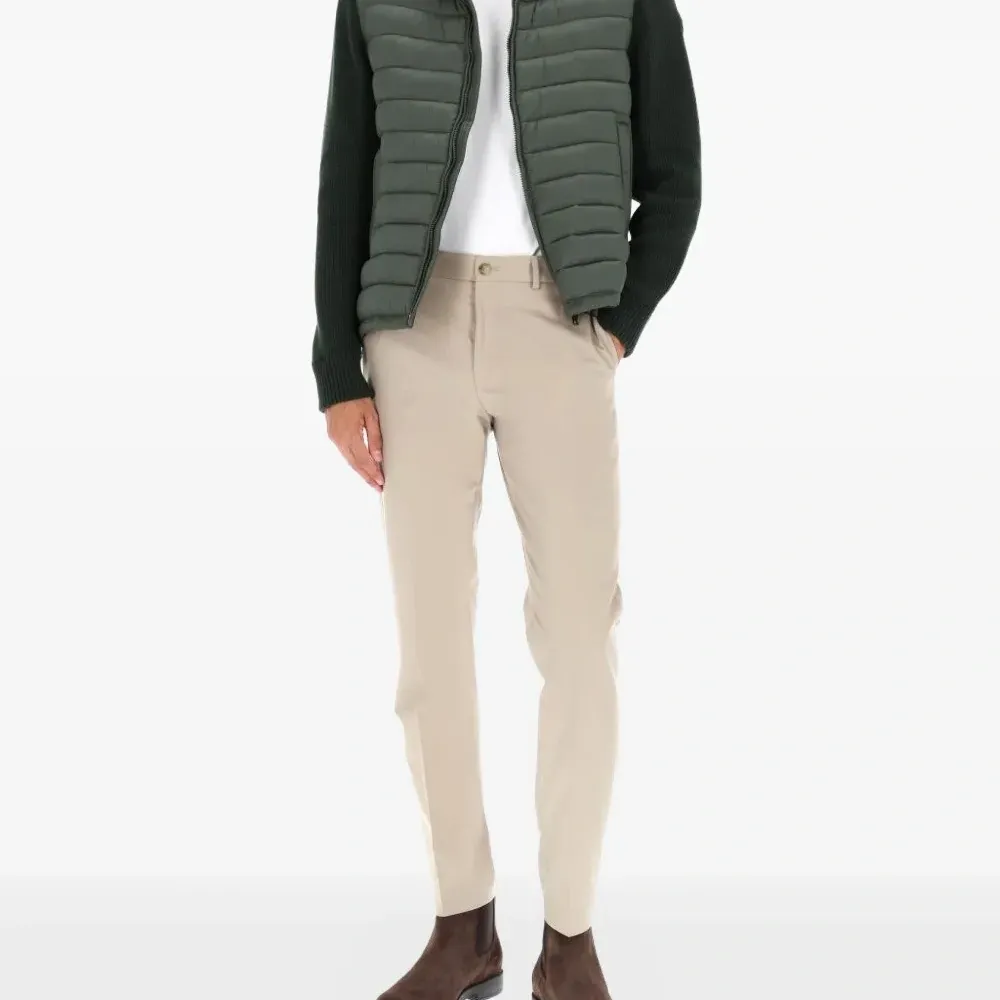 Куртка со вставками в рубчик