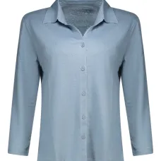 Застёгивающийся топ с воротником