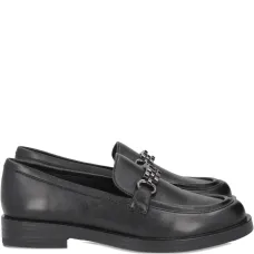 Лоферы с цепочной отделкой