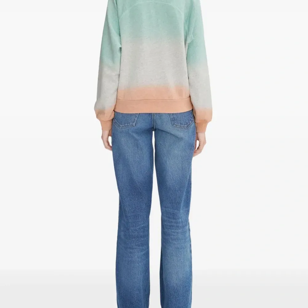 Свитшот с эффектом дип-дай в цвете «камень»