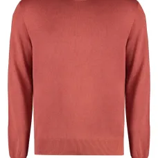 Рифленый свитер с круглым вырезом