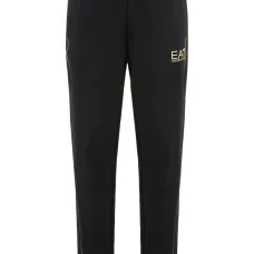 Брюки с полосой по бокам и логотипом Брюки с полосой по бокам и логотипом