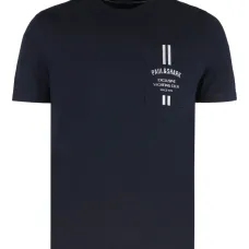 Футболка с круглым вырезом и короткими рукавами