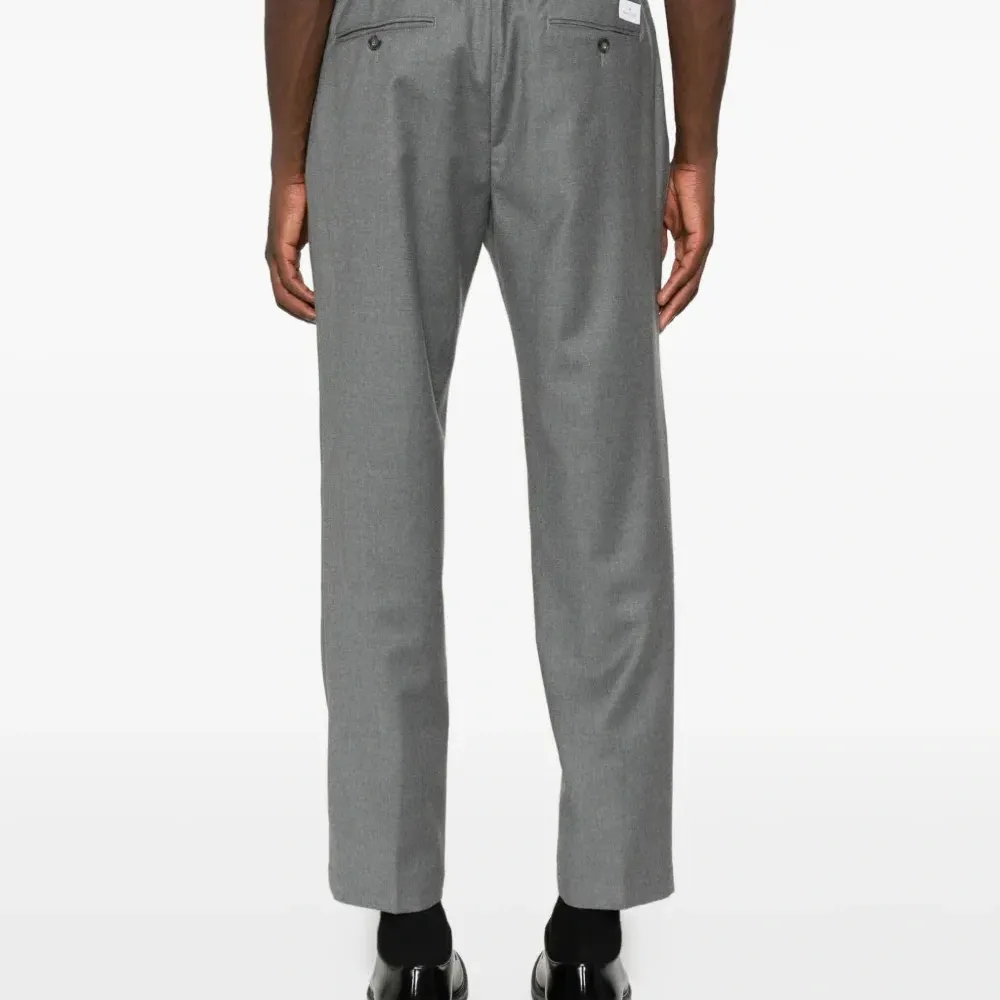 Брюки прямого кроя на кулиске