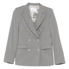 Двубортный шерстяной пиджак