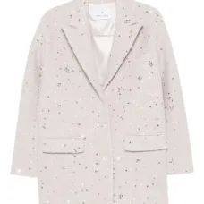 Жакет из букле с пайетками