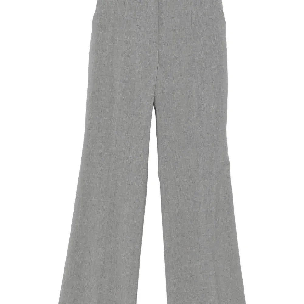 Расклешенные шерстяные брюки