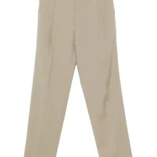 Брюки прямого кроя из шерстяной смеси