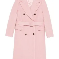 Двубортное пальто с карманами