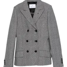 Пиджак с шевронным узором Пиджак с шевронным узором