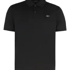 Хлопковое поло с короткими рукавами