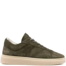 Замшевые кроссовки на шнуровке