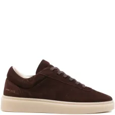 Замшевые кроссовки на шнуровке