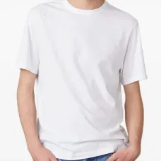 Футболка из хлопка с круглым вырезом