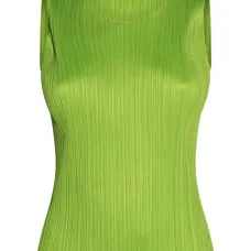 Плиссированный топ без рукавов