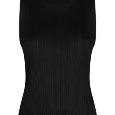 Плиссированный топ без рукавов