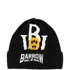 Шерстяная шапка с интарсией логотипа