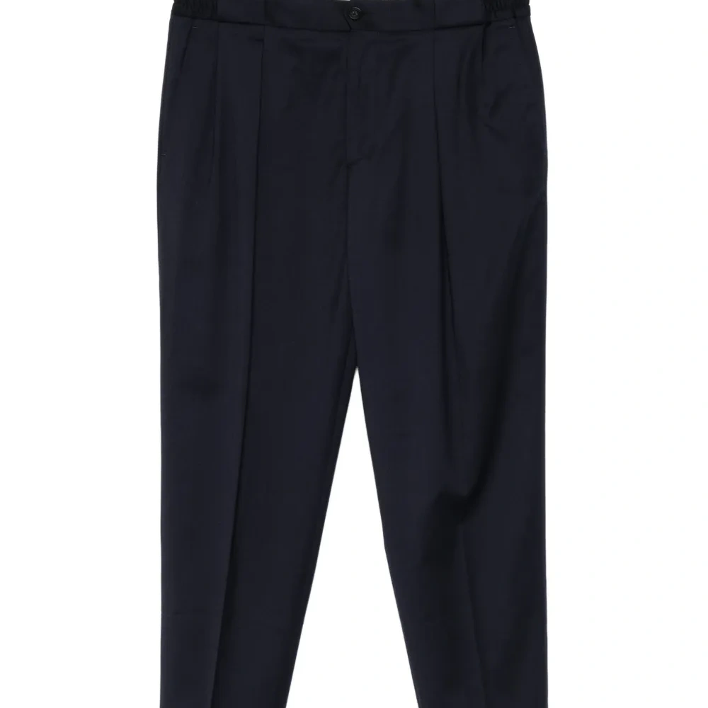 Брюки прямого кроя из шерстяной смеси