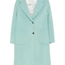 Пальто из шерстяной смеси с накладными карманами