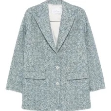 Твидовый жакет с узором шеврон