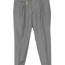 Брюки с двумя защипами