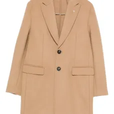 Однобортное пальто