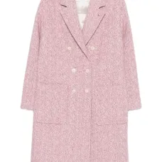 Пальто с зигзагообразным узором