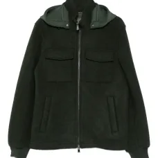 Бомбер с капюшоном на молнии