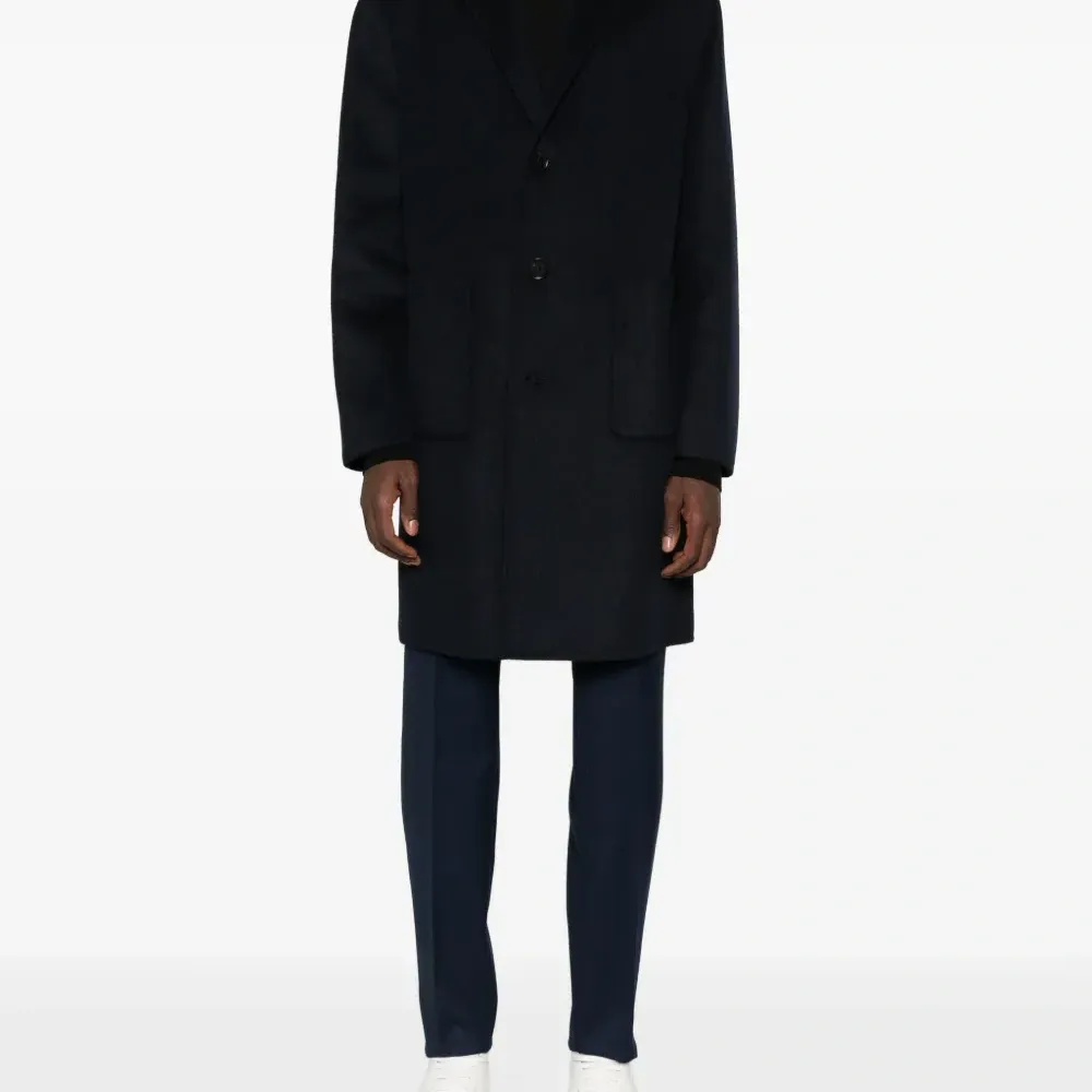 Однобортное пальто