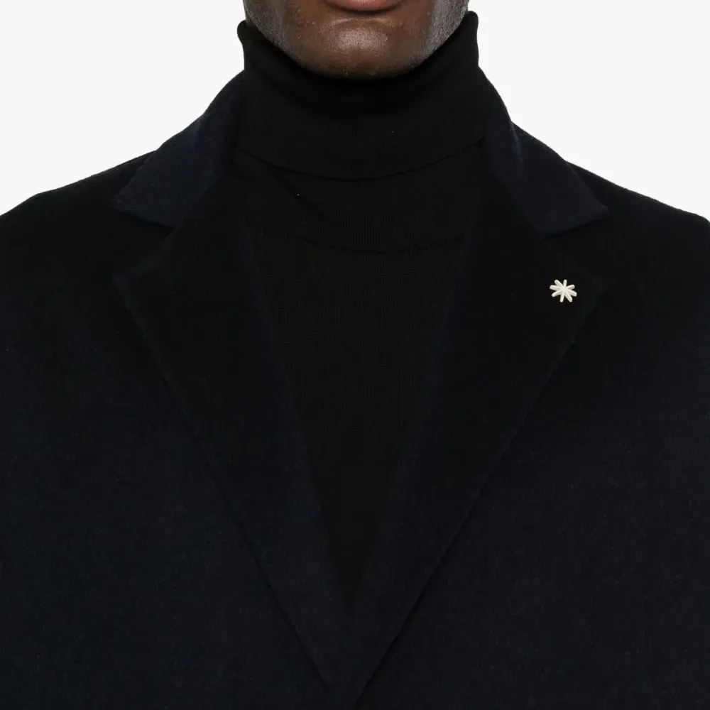 Однобортное пальто