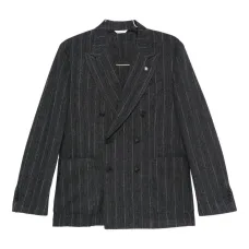 Двубортный пиджак в полоску Nuvola