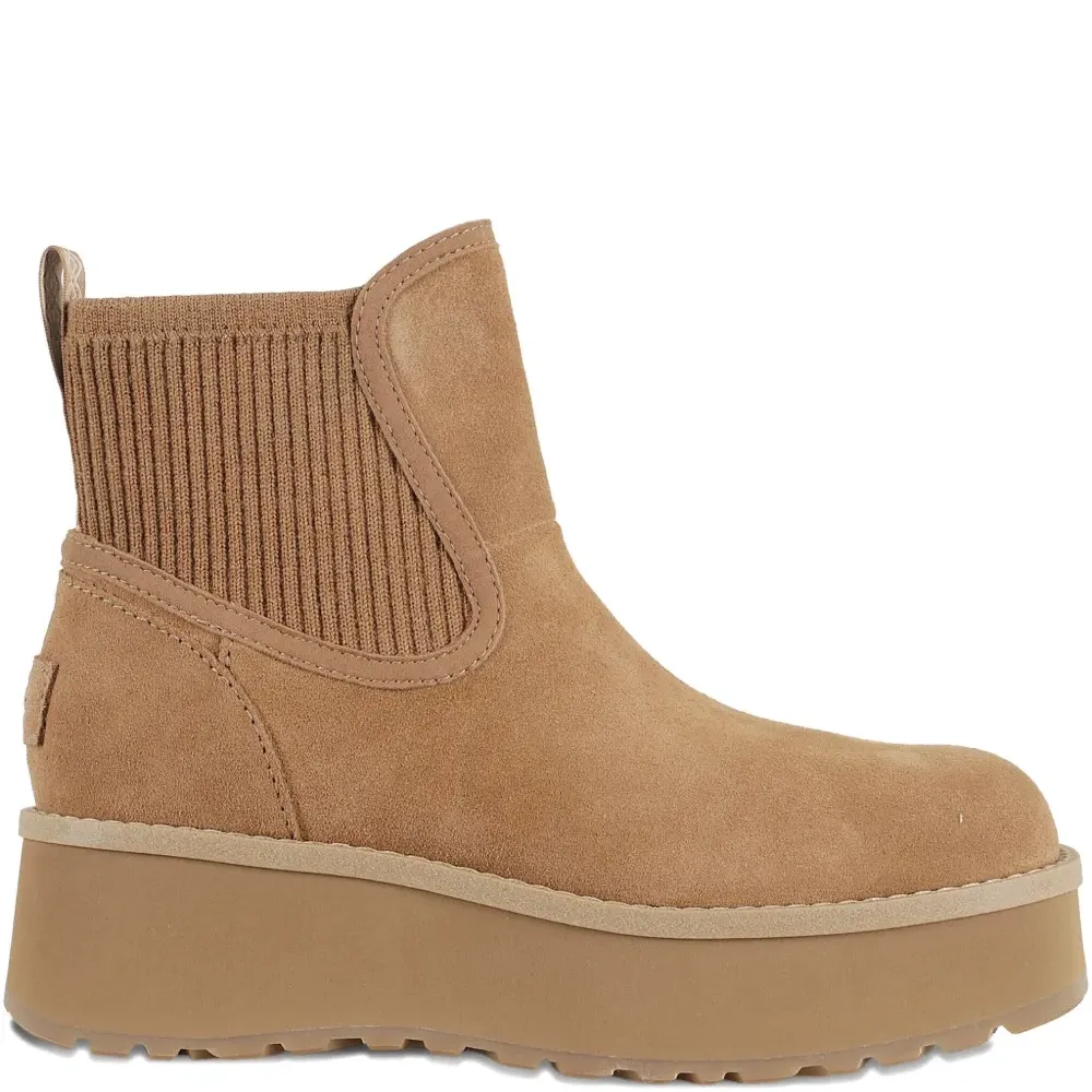 Ботинки на ребристой платформе высотой 20 мм