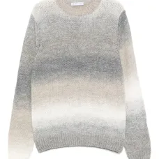 Свитер с эффектом омбре