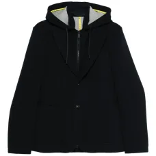 Однобортный пиджак с капюшоном Однобортный пиджак с капюшоном