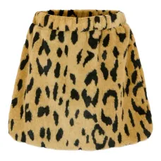 Юбка с леопардовым принтом
