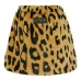 Юбка с леопардовым принтом