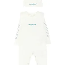 Комплект ползунков с принтом на рукавах