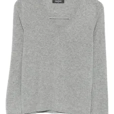 Свитер с V-образным вырезом