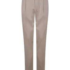 Плиссированные брюки на завязке