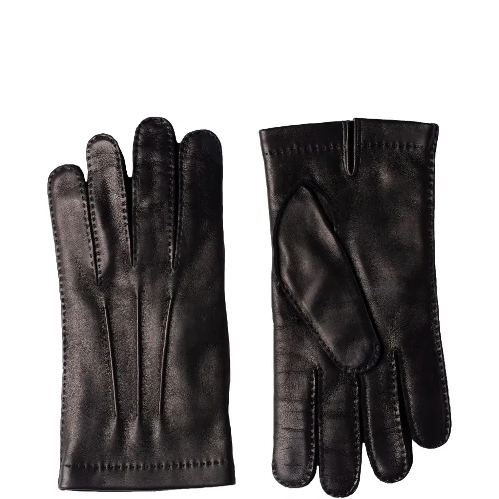 Перчатки с отделкой из овчины