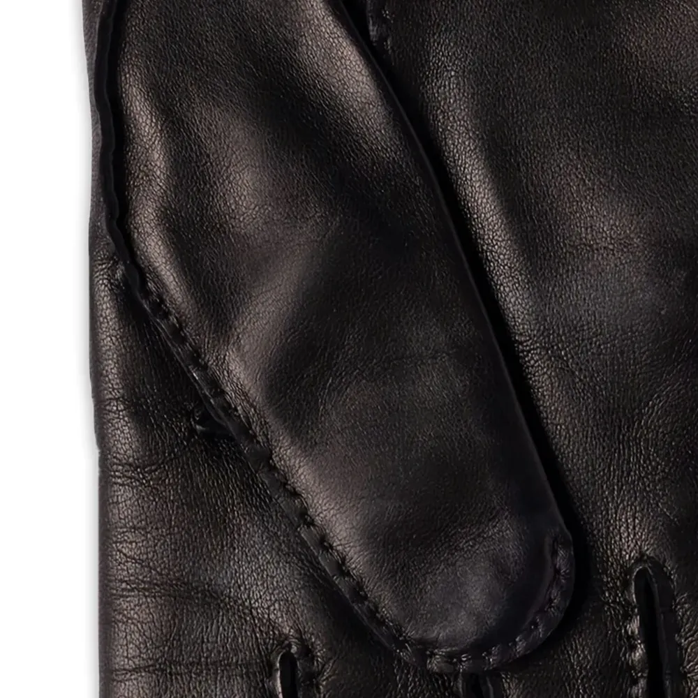 Перчатки с отделкой из овчины