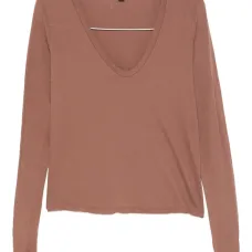 Топ с V-образным вырезом