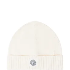 Шерстяная шапка в рубчик