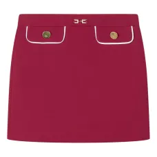 Юбка с имитацией карманов