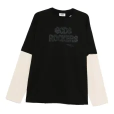 Футболка с длинными рукавами и принтом-логотипом Футболка с длинными рукавами и принтом-логотипом