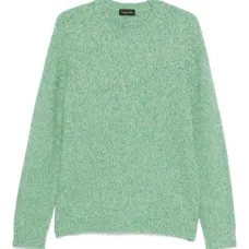 Свитер с круглым вырезом