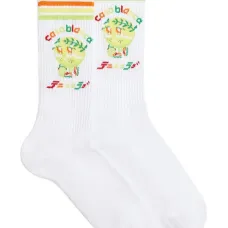 Носки в радужную полоску