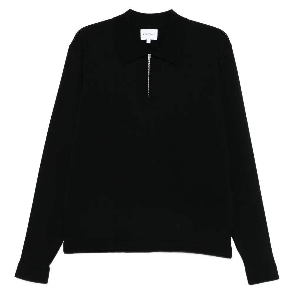 Рубашка поло с воротником на молнии