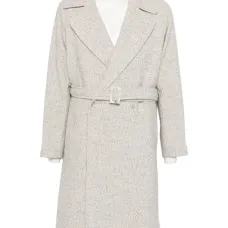 Пальто с поясом