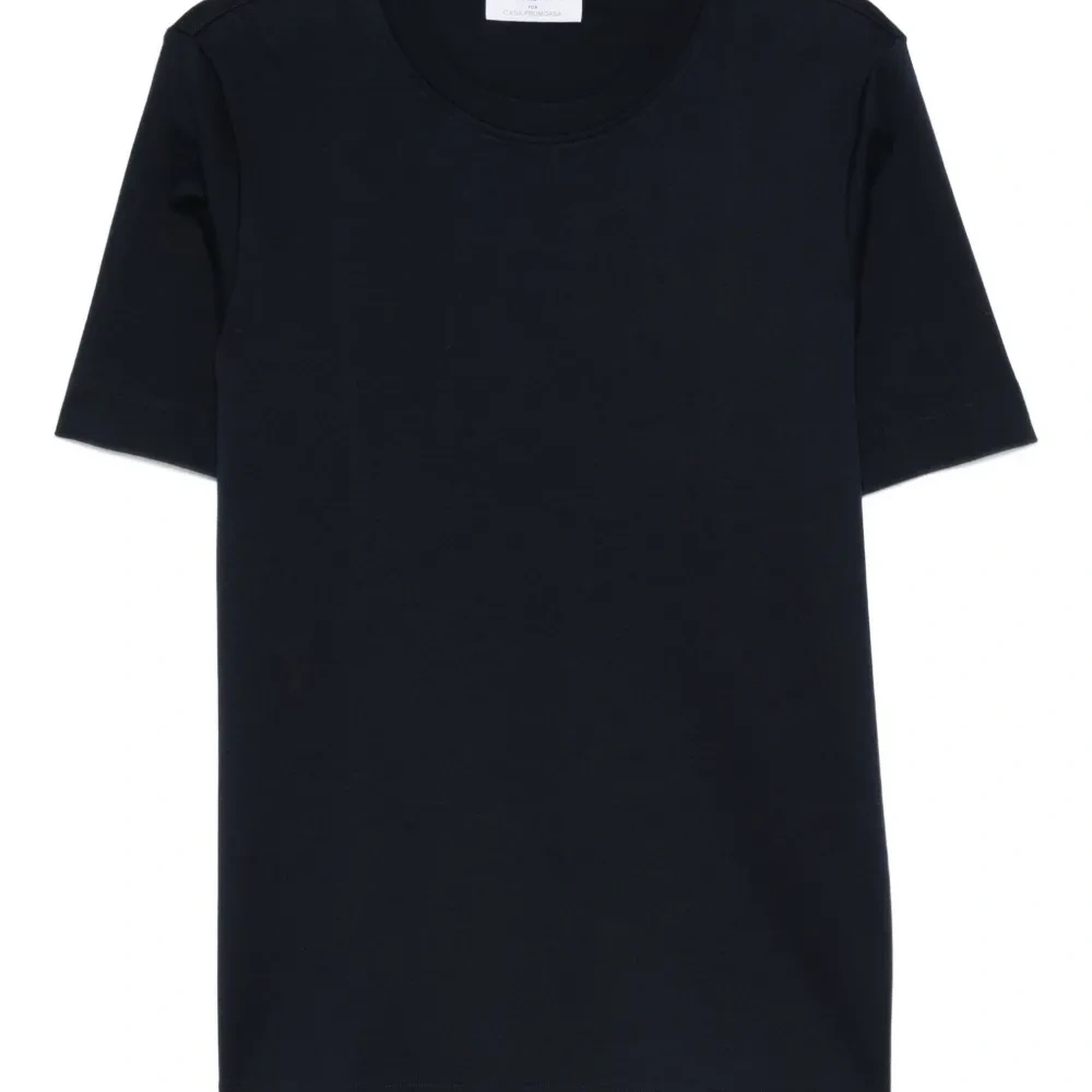 Футболка с круглым вырезом